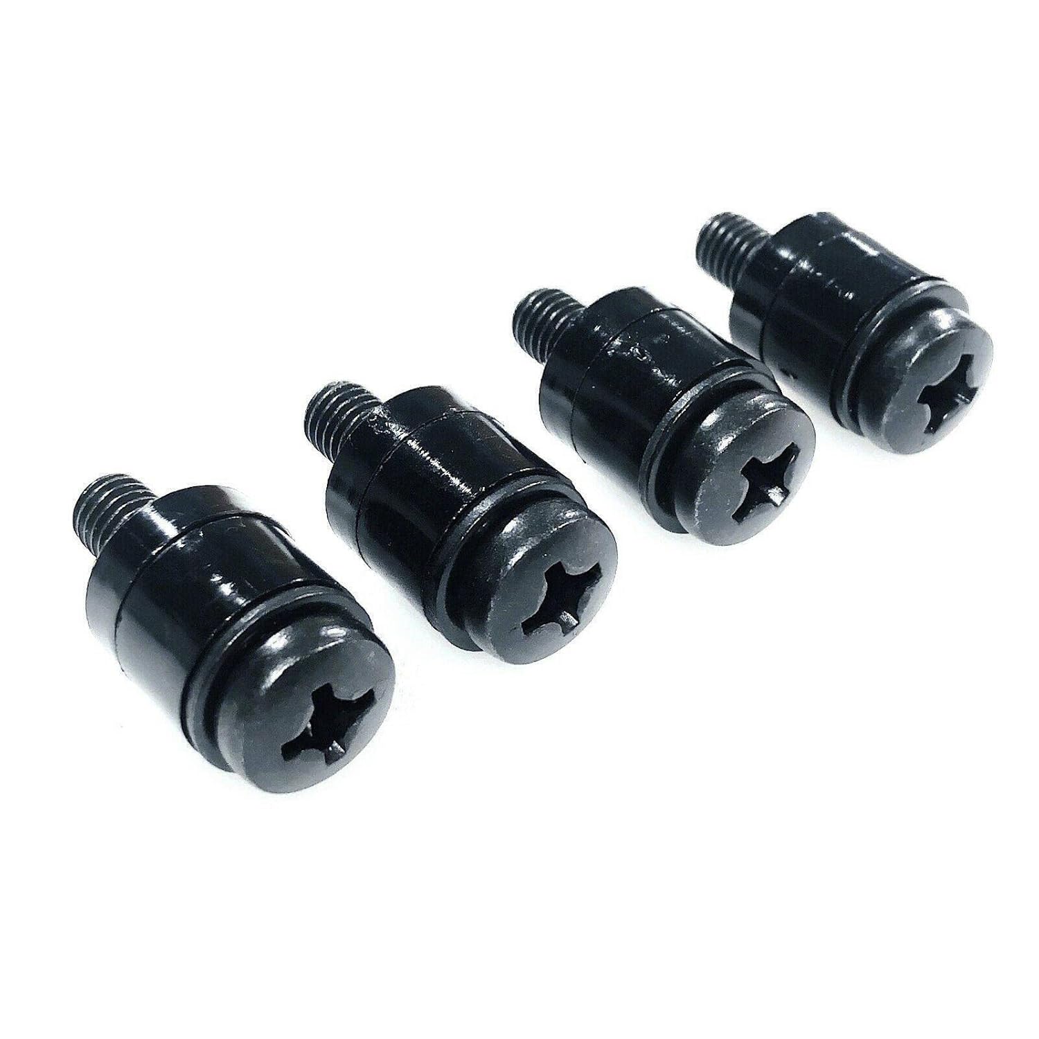 Tornillos de montaje en pared M8 compatibles con instalaciones Samsung de 0.433-0.512 in (paso de 0.049 in) kit completo con tornillos, arandelas y
