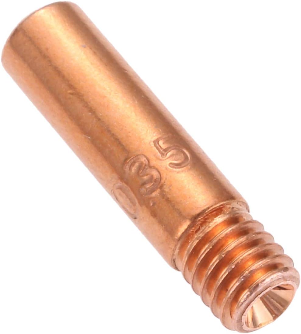 30 puntas de contacto de soldadura Mig 11-35 0.035 “compatibles con Tweco Mini#1, Tweco 180, Lincoln Magnum 100L Amp MIG pistola de soldadura