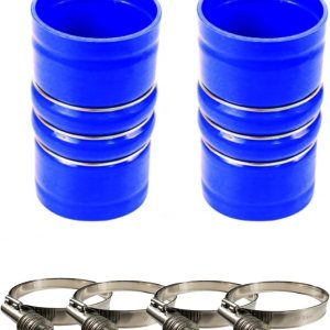 TORQUE Juego de 2 mangueras de silicona CAC de carga de aire de 3 12 “x 6 38” con abrazaderas de tensión constante, turbo de identificación de 3.5 TORQUE Juego de 2 mangueras de silicona CAC de carga de aire de 3 12 “x 6 38” con abrazaderas de tensión constante, turbo de identificación de 3.5