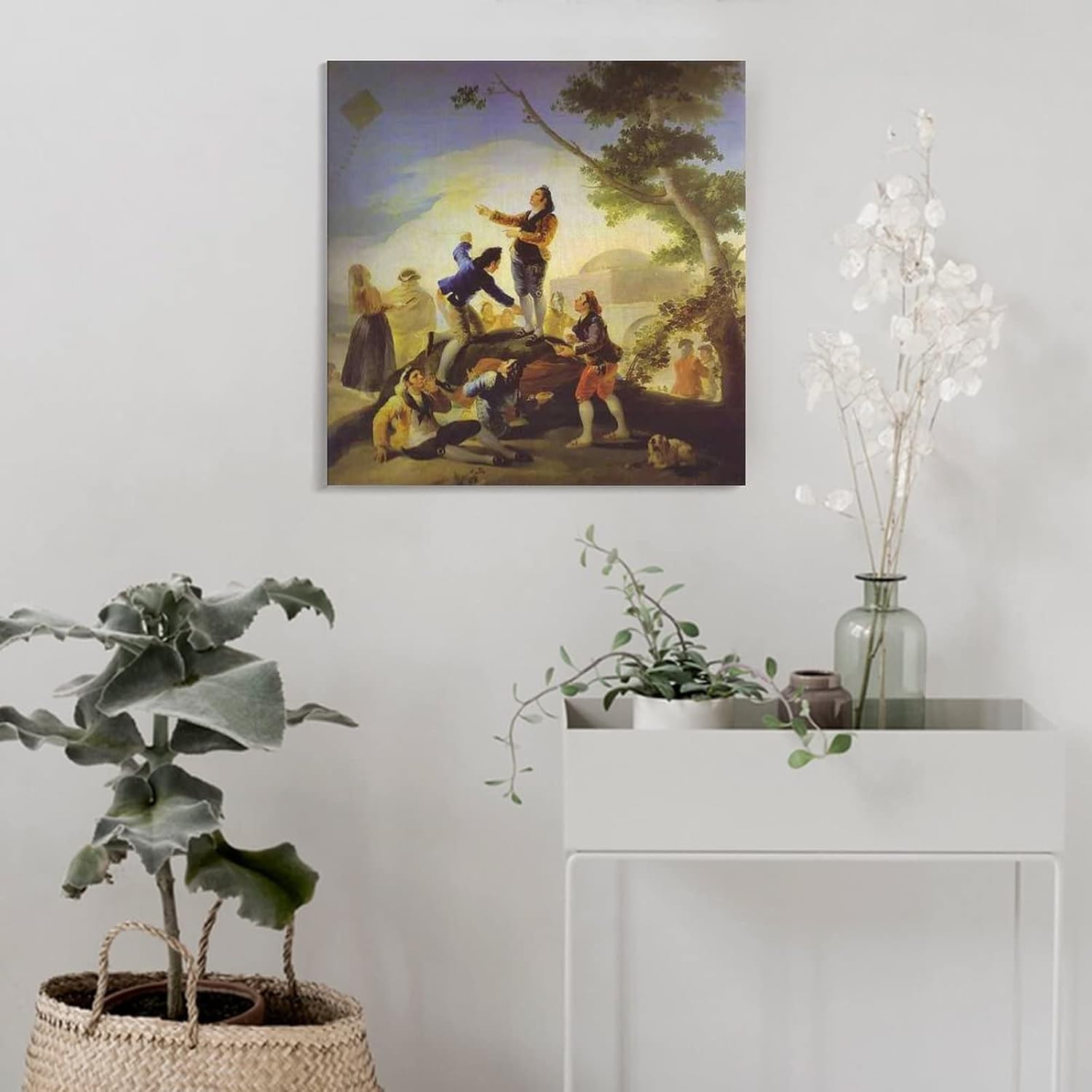 YEGAN Francisco De Goya Art Poster La Cometa Home Decor Poster Wall Art Hanging Picture Print Bedroom Decorative Painting Posters Room Aesthetic