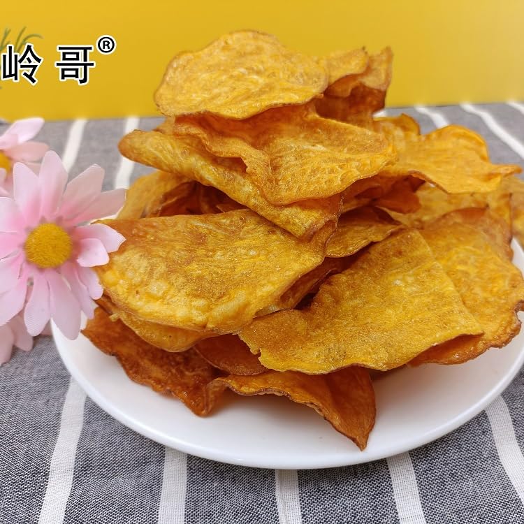 Rebanadas de camote secas crujientes, batata seca hecha en granja 7.58 ozbolsa, aperitivos de frutas y verduras listas para comer, veganos,