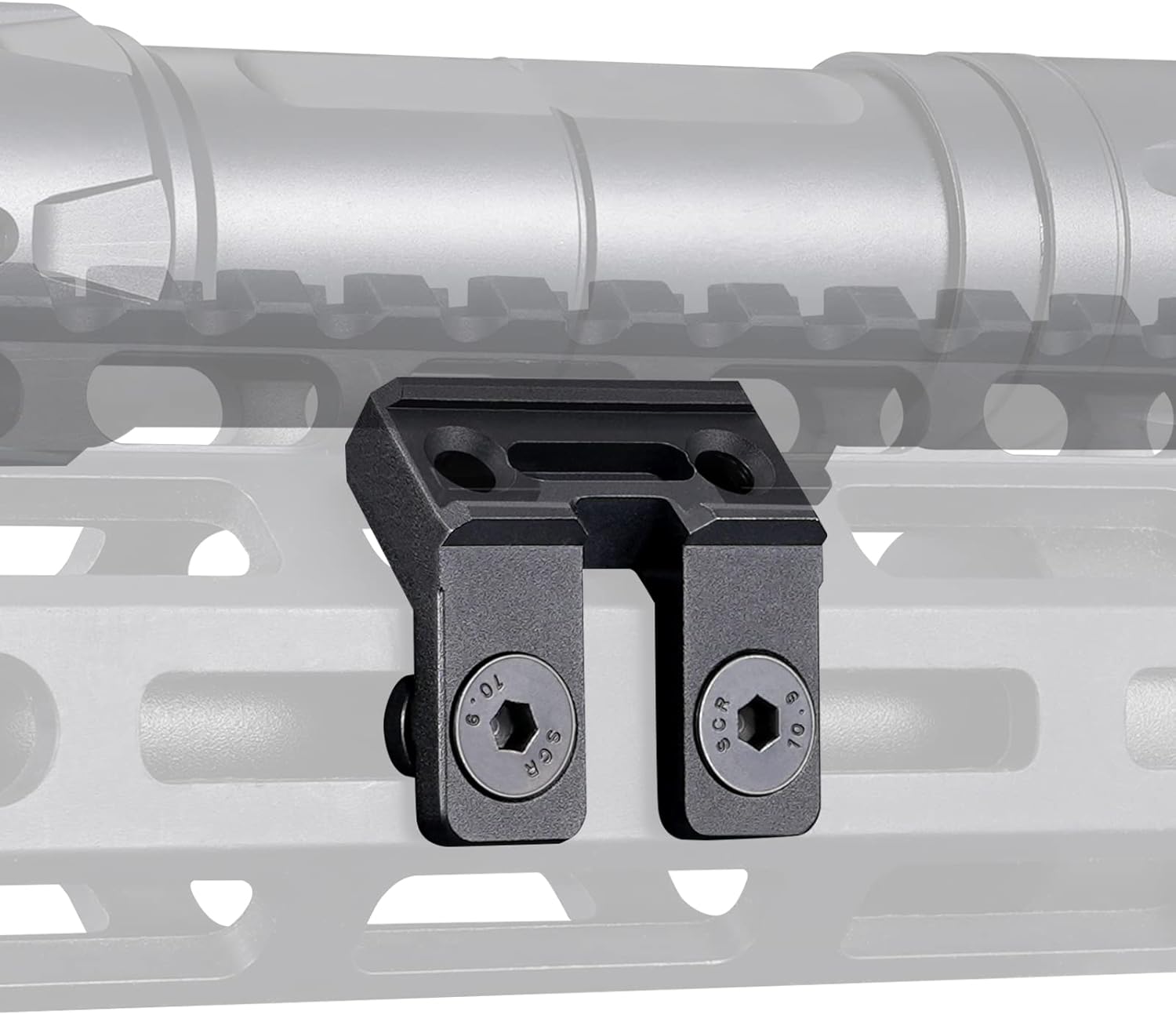 CVLIFE Soporte de riel M para linterna táctica, 45 grados compatible con Streamlight Protac SeriesSurefire M300M600 Series