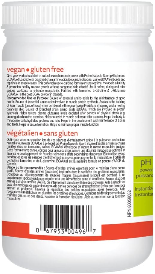 Prairie Naturals PH Balanced BCAA Combustible, limón lima, 11.2 onzas