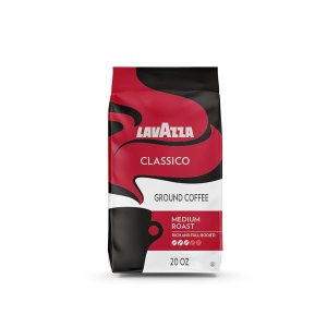 Lavazza Classico Mezcla de café molido, tostado medio, café premium, 100% árabe, paquete económico, sin OMG, 20 onzas (paquete de 6) Lavazza Classico Mezcla de café molido, tostado medio, café premium, 100% árabe, paquete económico, sin OMG, 20 onzas (paquete de 6)