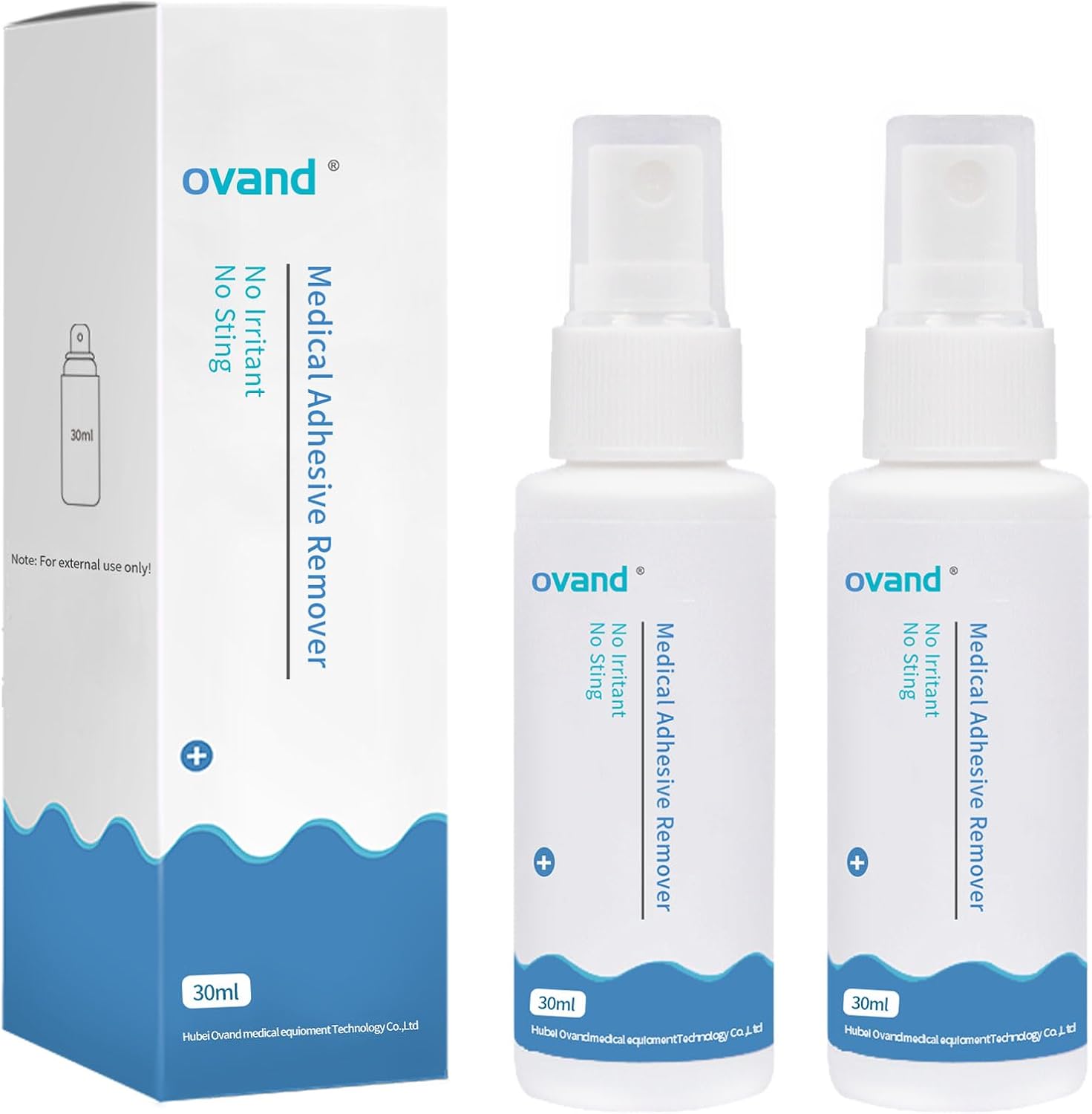 Spray removedor de adhesivo, removedor de adhesivo para piel, removedor de adhesivo médico, para cinta médica y aparatos adhesivos, sin picaduras, 1