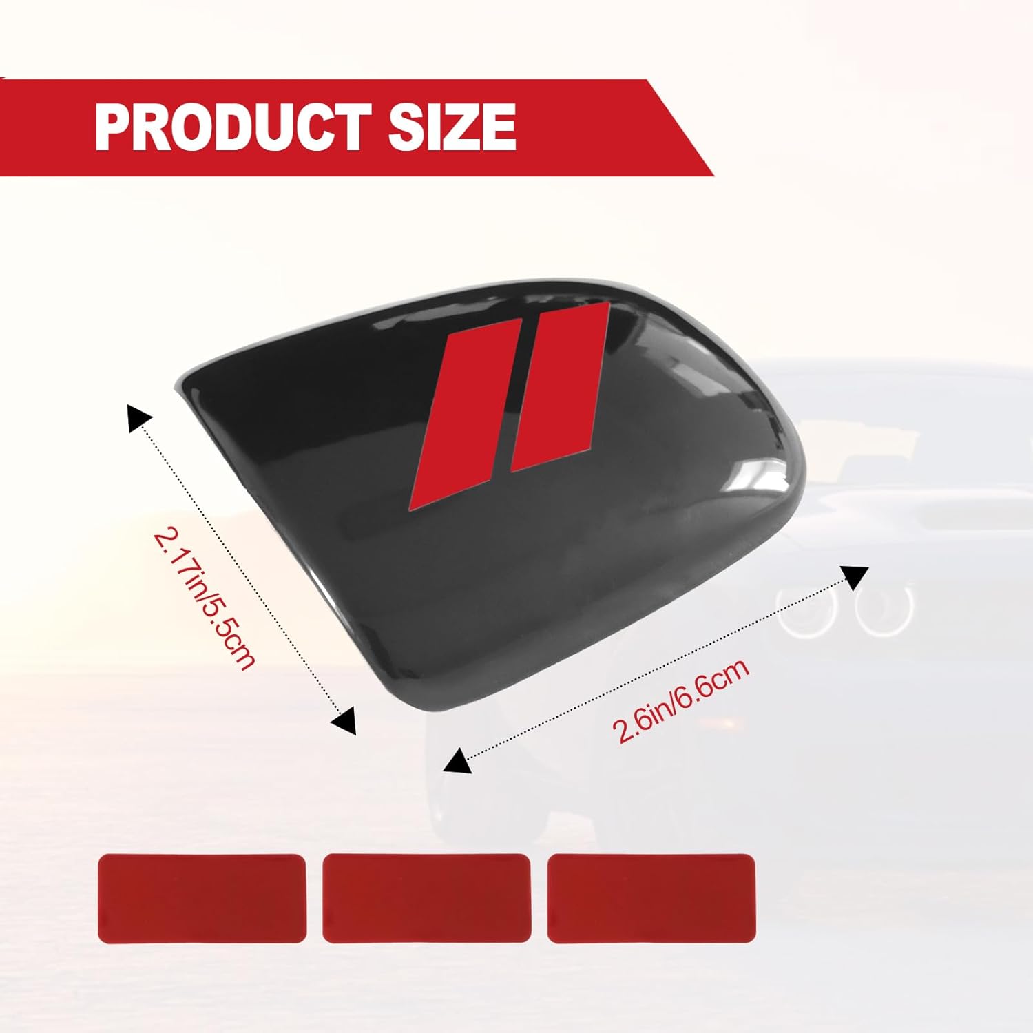Pomo de palanca de cambios de plástico ABS para decoración interior, protector de palanca de cambios, compatible con accesorios Dodge Charger
