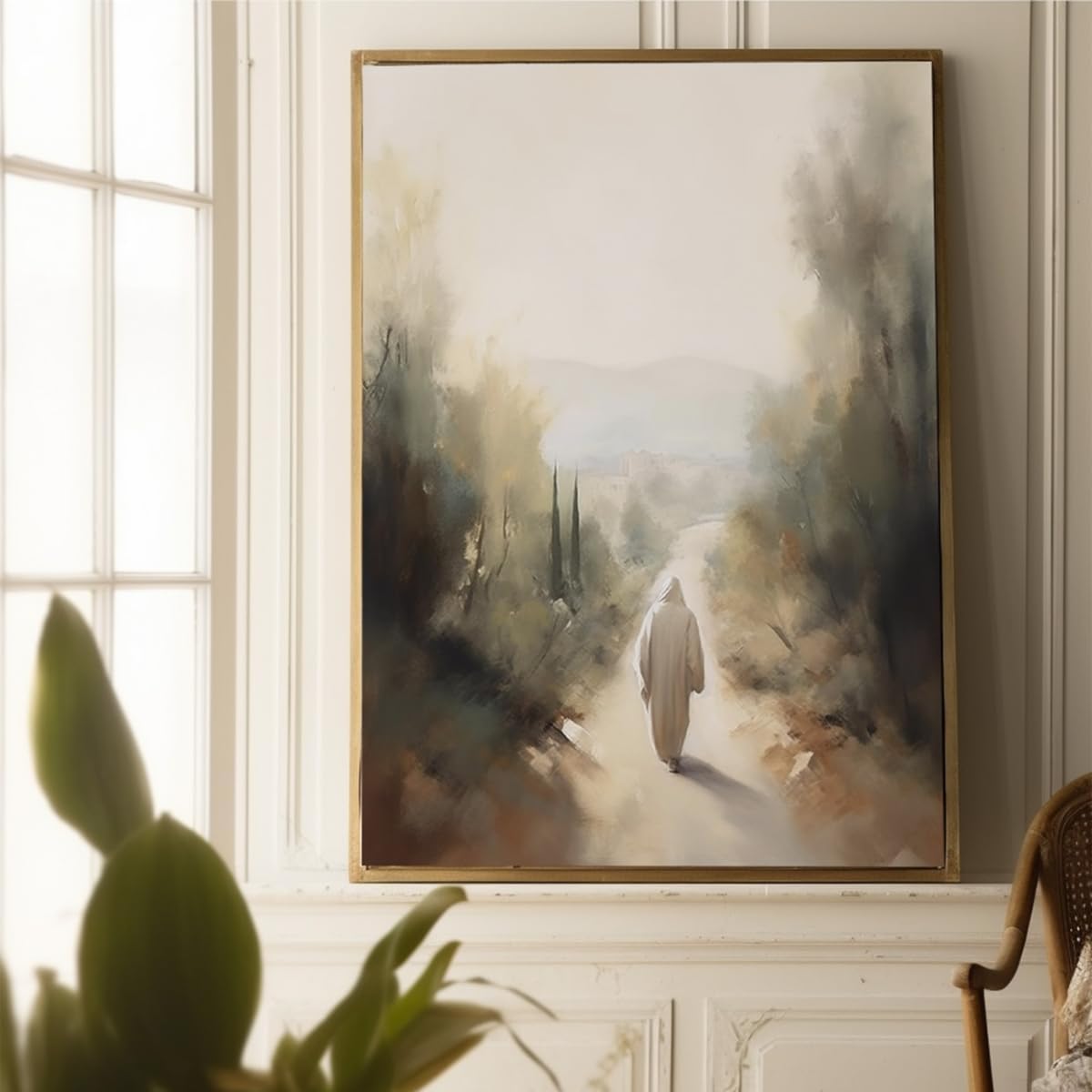 Madelynn Ave Impresión artística ultra mate de Jesucristo, obra de arte para dormitorio, decoración de pared, sala de estar y decoración del hogar,