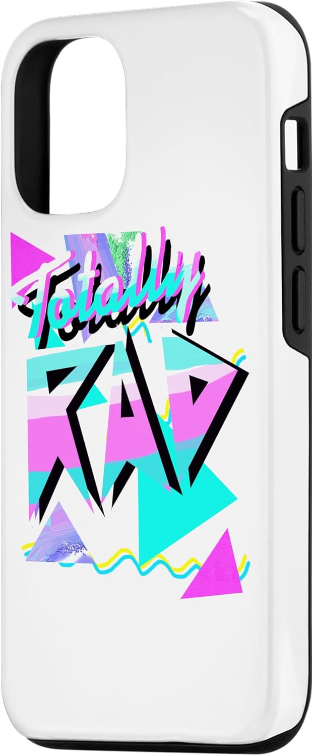 Funda estilo hipster casual para iPhone 14 Pro de los años 80 Totally Rad 80