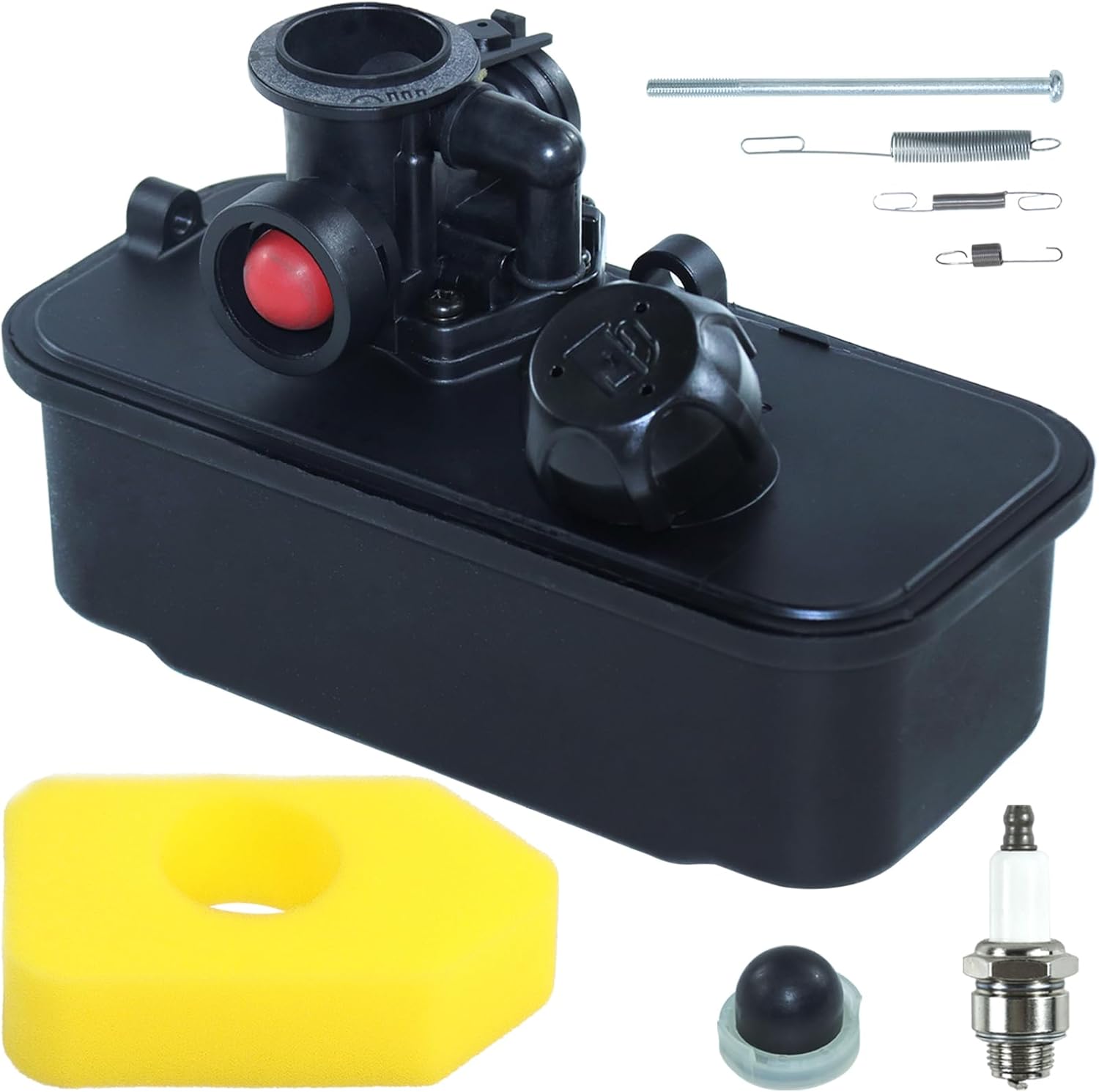 Depósito de combustible de plástico 494406 y kit de carburador 795477 que reemplaza 498809 498809A 498811 494407 494775 497619 699660 794161 795469,