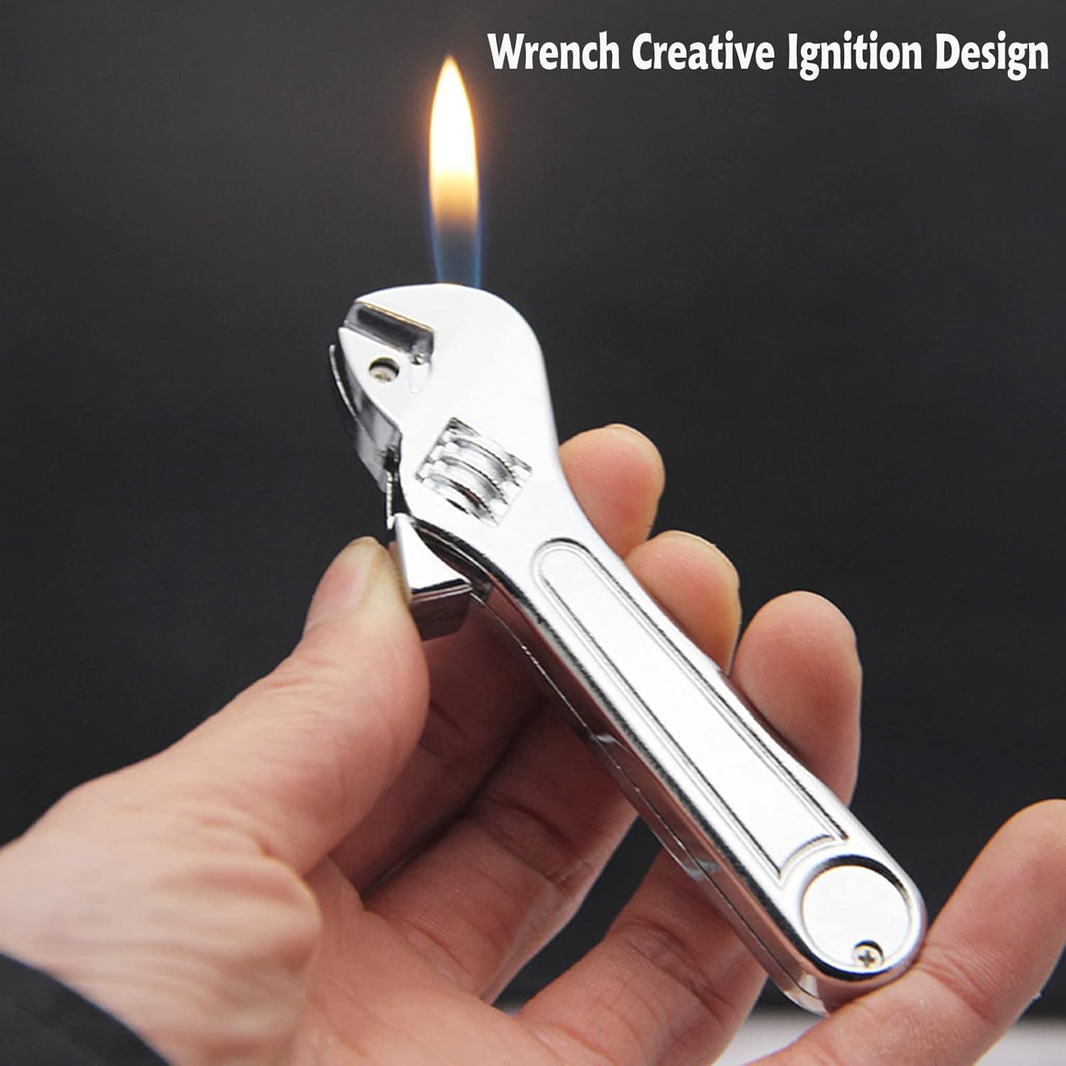Encendedor de antorcha, alicates creativos, encendedor de butano con diseño de llave, encendedor de gas butano resistente al viento, encendedor de