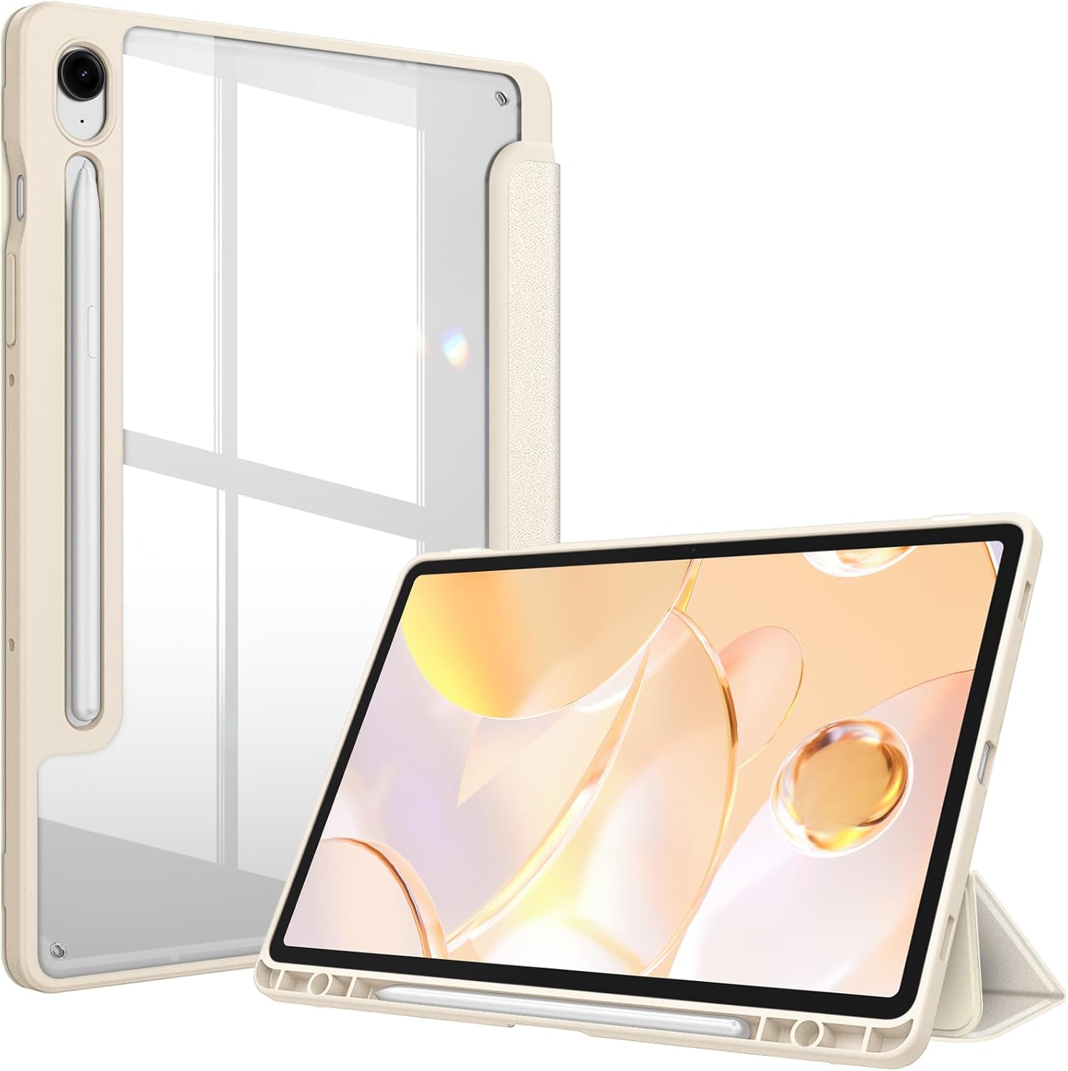 Fintie Funda híbrida delgada para Samsung Galaxy Tab S10 FE S9 FE 5G de 10.9 pulgadasTab S9 de 11 pulgadas con soporte para S Pen y a prueba de