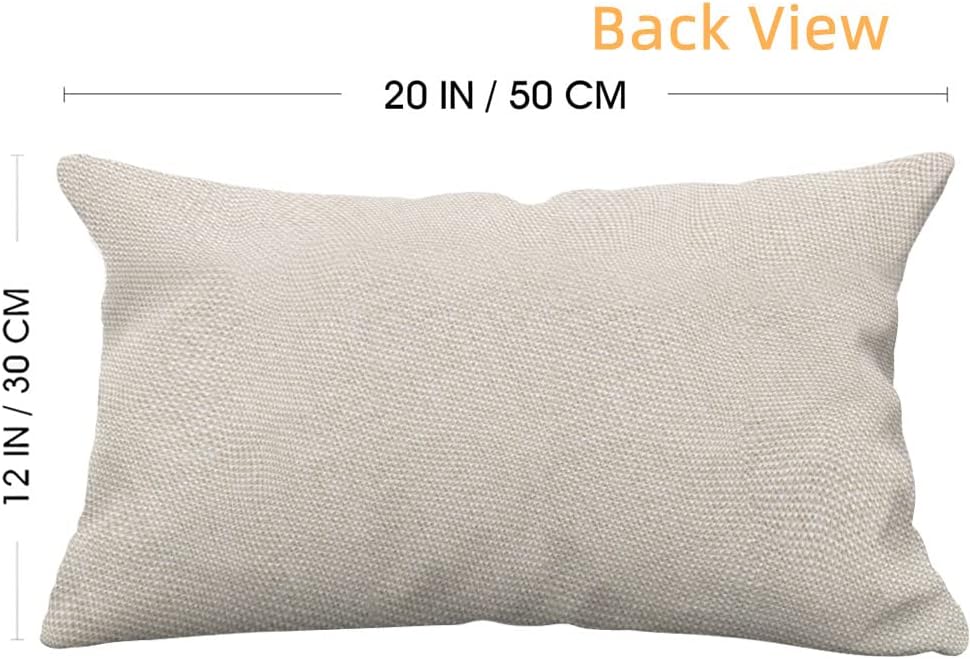 Juego de 4 fundas de almohada para el Día de San Valentín de 12 x 20 pulgadas, fundas de almohada con diseño de corazón rojo y amor para el hogar,