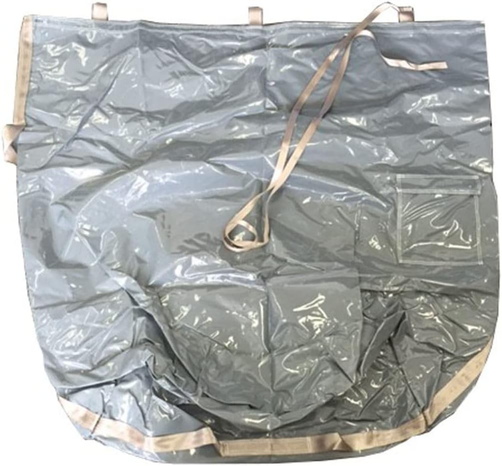 TentandTable Bolsa de almacenamiento de vinilo resistente  Mediana, 42 pulgadas por 60 pulgadas  Costuras reforzadas  para casas de rebote