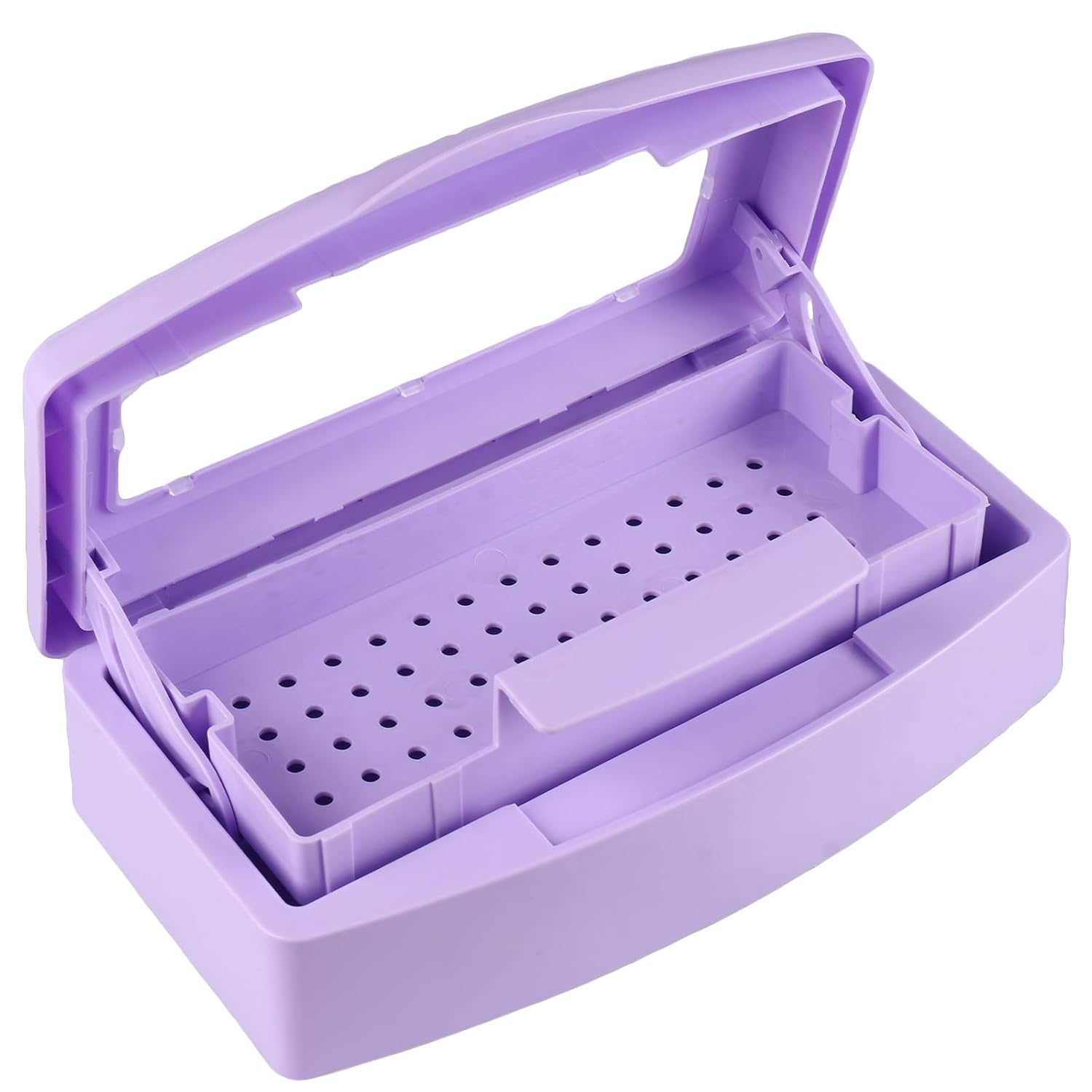 Caja de desinfección de arte de uñas, esterilizador para herramientas de uñas, esterilizador de bandeja de esterilización para esteticista, salón de