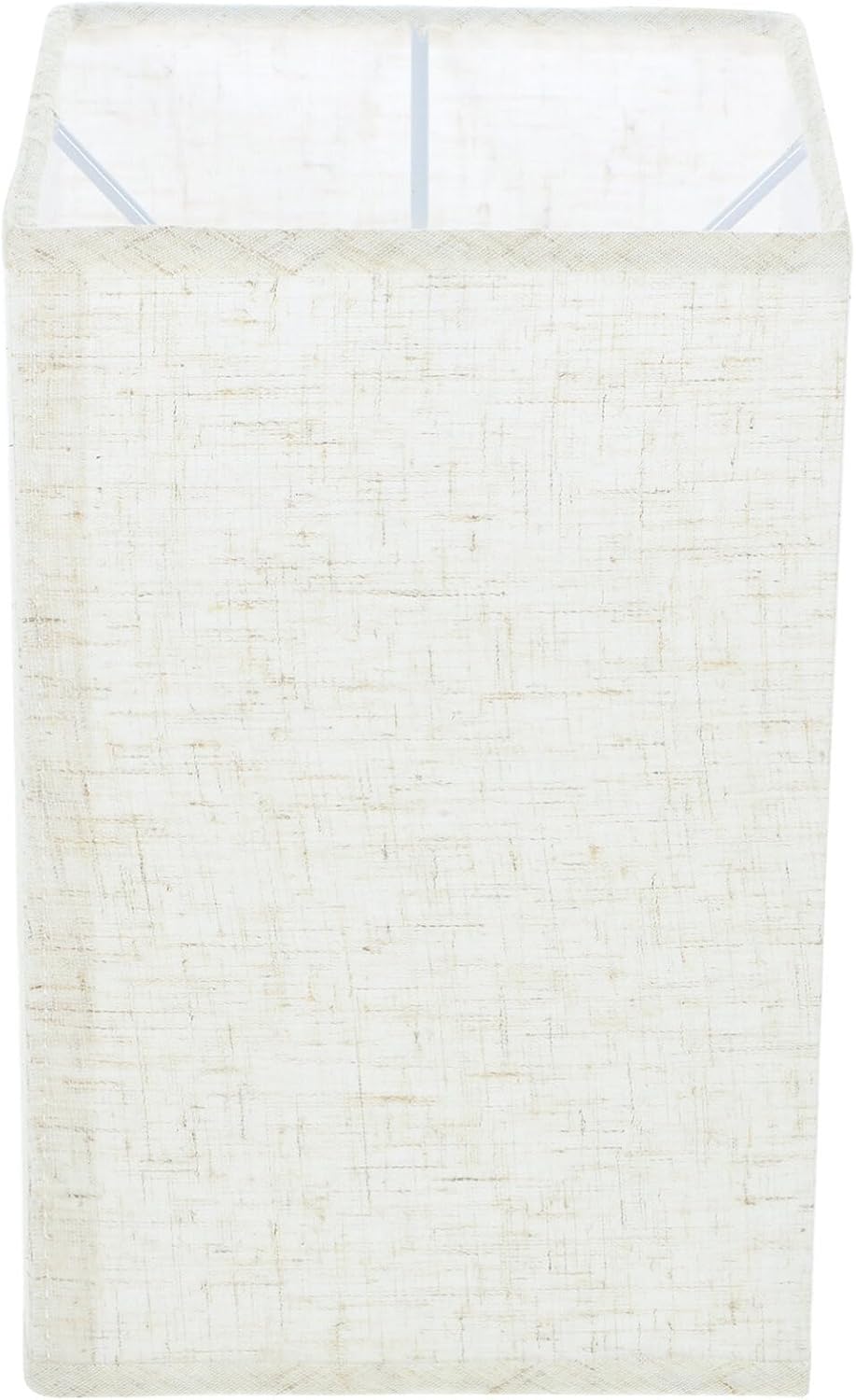 Pantalla de lámpara cuadrada de lino para lámpara de mesa, cubierta de luz de pie, pantalla de escritorio, pantalla rectangular