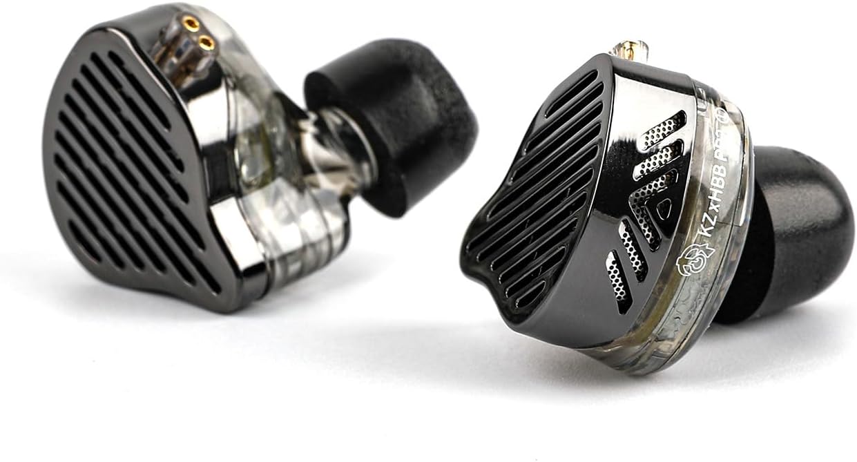 Linsoul KZ x HBB PR2 – Monitor de oído planar de 0.520 in, auriculares IEM de alta fidelidad con matriz magnética N52, diafragma a nanoescala, cable