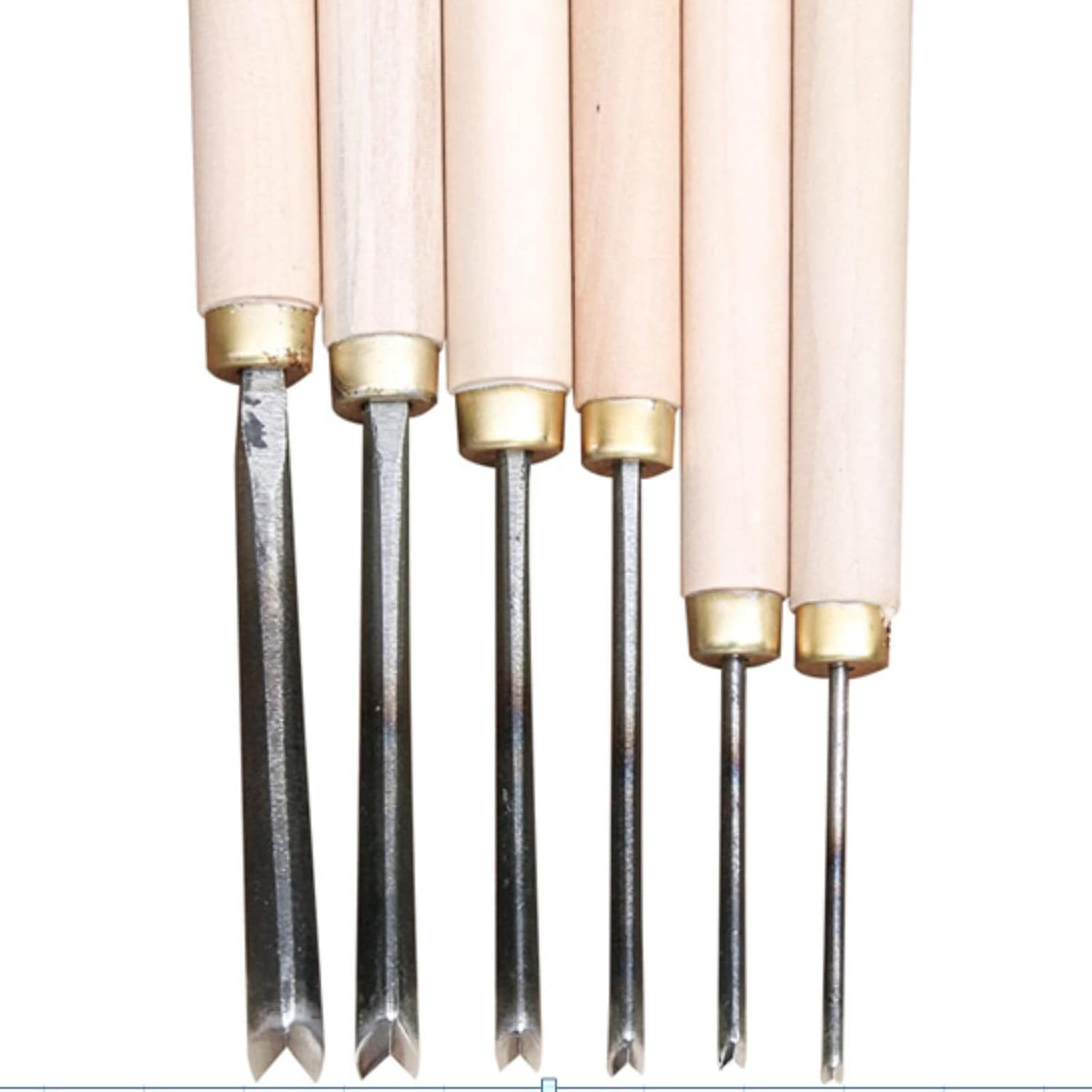 0.0-0.3 in V Tipo Exposición Triángulo Cincel de carpintería Cinceles Mano Madera Tallar Cuchillos PARA Tallar Herramientas en Blanco (1 unid) 0.197