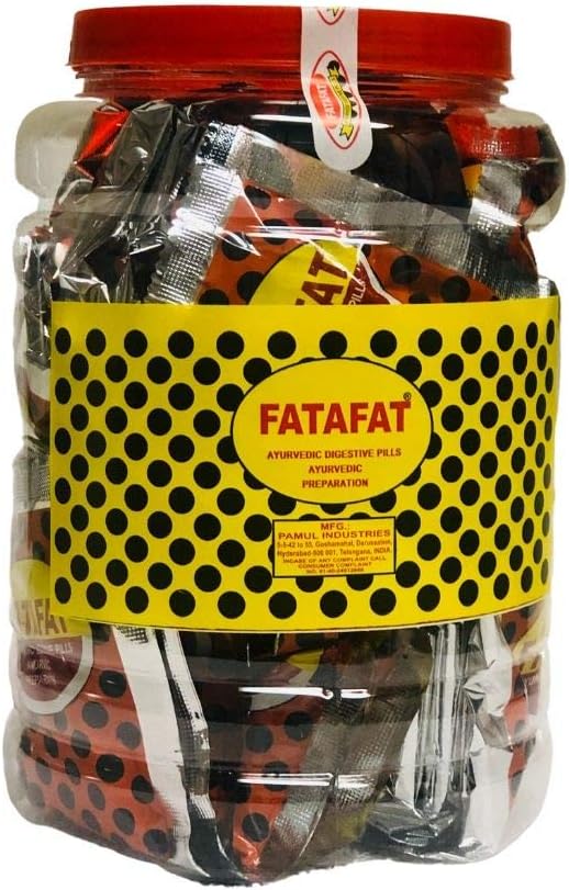 Fatafat Ayurvedic Digestive Pills (60 bolsas x 12 gramos), Fresh Stock Shipping Directly from India