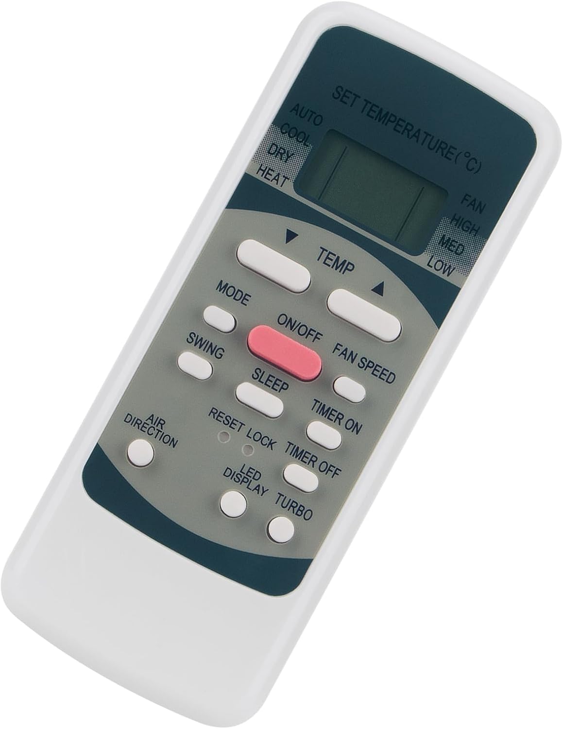 Econtrolly Control remoto reemplazado R51ME para aire acondicionado Midea R51L1BGE R51l5BGE R51l10BGE R51E R51CE R51MCE R51DE R51I4BGCE UL-R51ME
