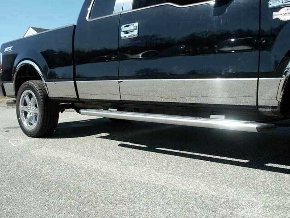 Compatible con Ford F-150 2004-2014 10 piezas de acero inoxidable basculante de panel basculante, kit inferior, 7.25 pulgadas – 7.5 pulgadas de