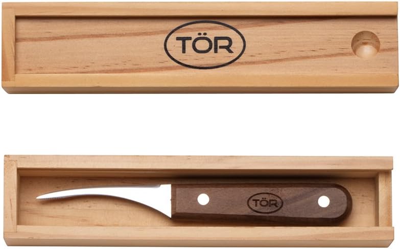 Desenredador y pelador de camarones en caja de regalo Naturalwood por TOR Kitchenware  La herramienta de limpieza y descamación de camarones de