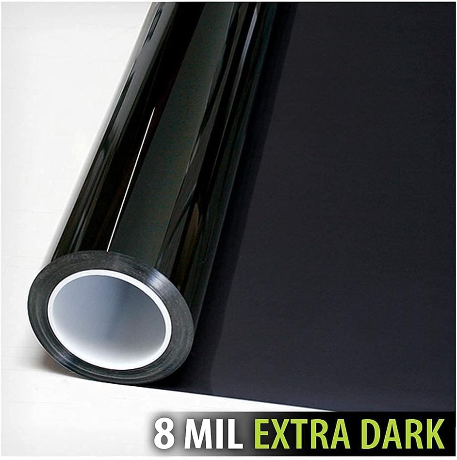BDF S8MB05 – Película de seguridad y privacidad diurna de 8 mil, color negro 5 (muy oscuro), 36 pulgadas x 49 pies