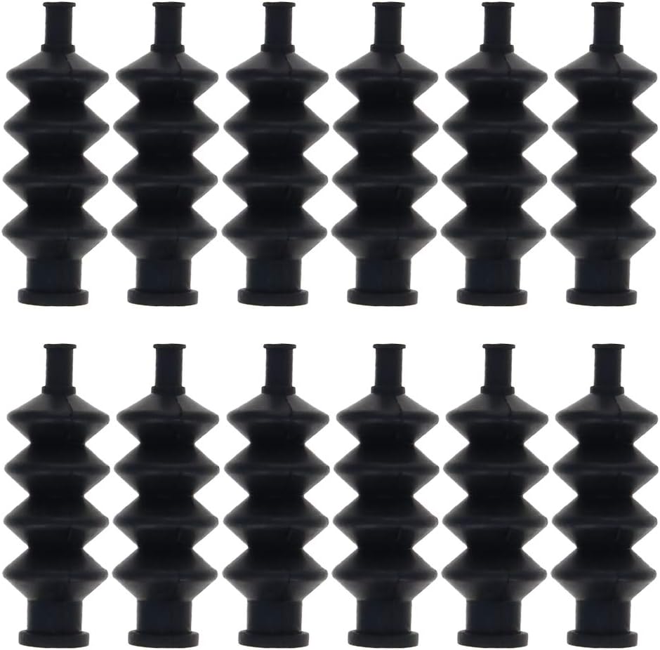 Fielect 12pcs impermeable varilla de empuje sello de goma fuelle 1.654 in para barco RC
