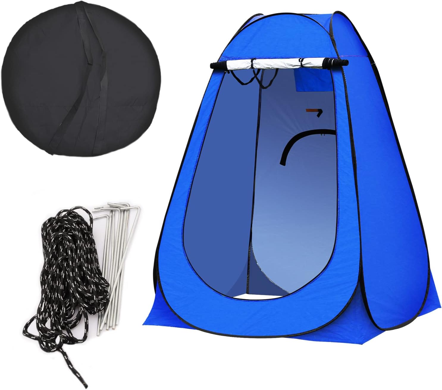 Tienda de campaña portátil de privacidad, campamento al aire libre, baño, baño, ducha, amplio vestidor, vestuario para senderismo, playa, picnic,