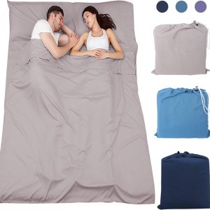 Forro para saco de dormir, saco de dormir ligero individualdoble, sábanas de camping y viaje para adultos, sábana de hotel suave de alta calidad Forro para saco de dormir, saco de dormir ligero individualdoble, sábanas de camping y viaje para adultos, sábana de hotel suave de alta calidad