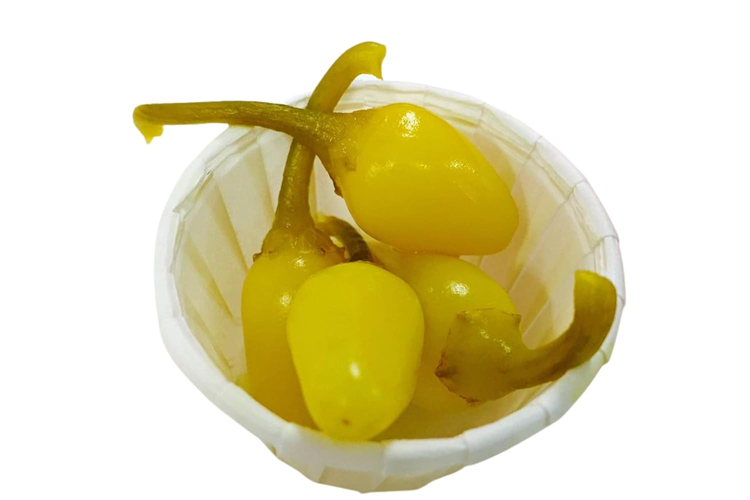 Mrs. Klein’s Chilies amarillos picantes, chiles amarillos encurtidos naturales con un sabor picante, los chiles crujientes de cascabella se recogen