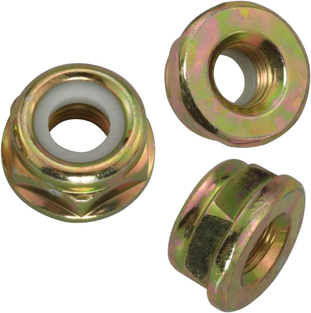 3 piezas M10x1.25 de mano izquierda collar de rosca tuerca reemplazo para cuerda Pivotrim universal cortador cepillo cortador cabeza engranaje