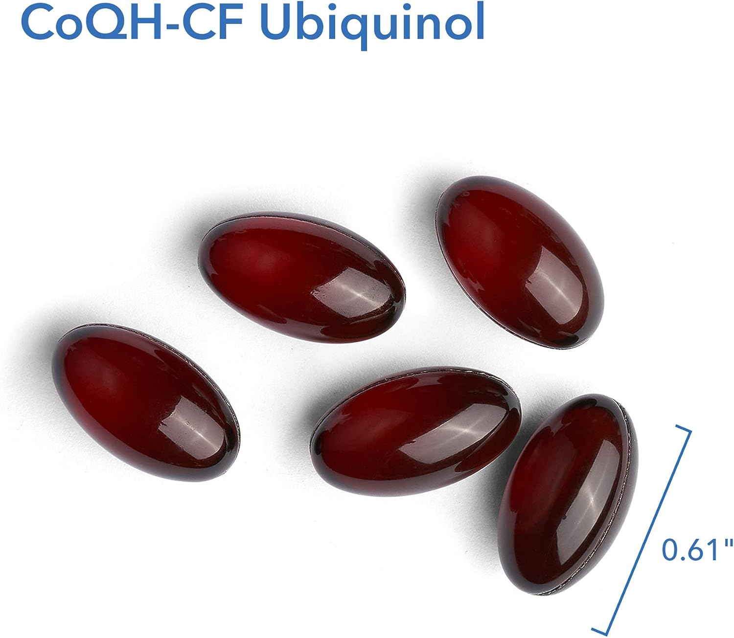 Allergy Research Group – CoQH-CF Ubiquinol – Antioxidante CoQ10, Estable, Biodisponible – 60 cápsulas blandas