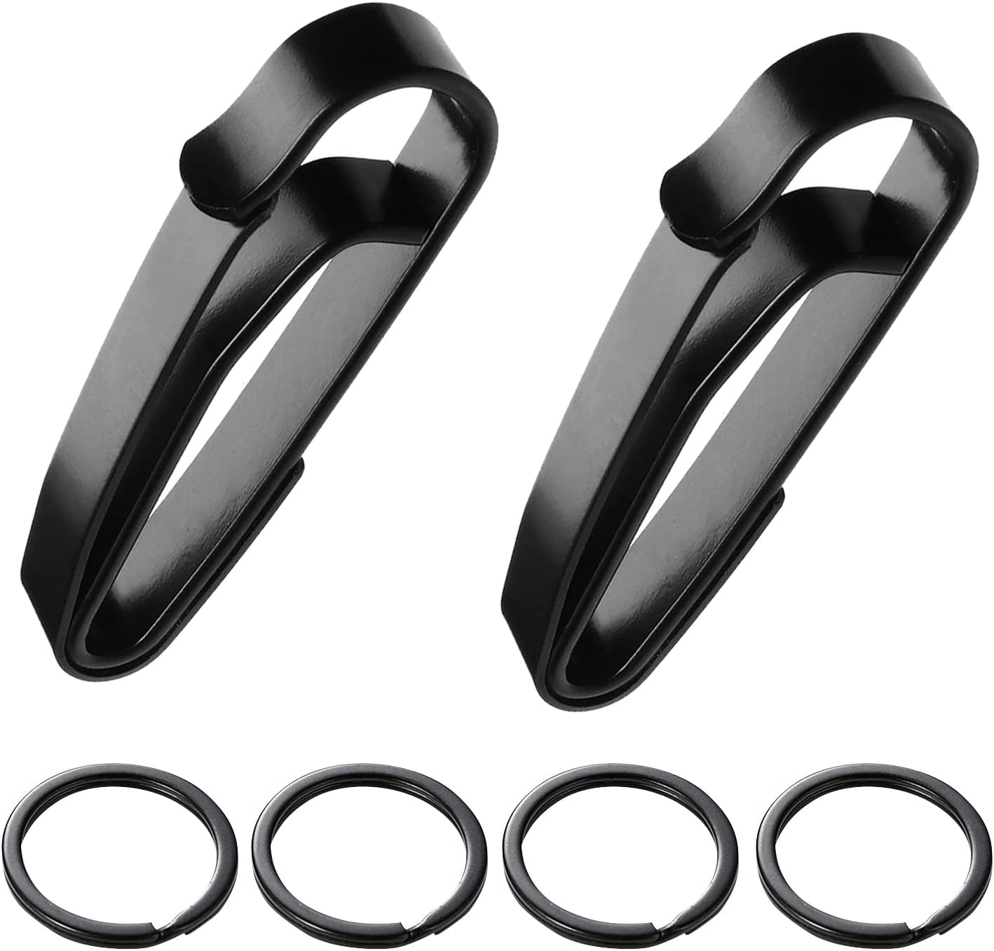 Tactical Stealth Key Ring Holder Special for Police and Fire Agencies Duty Belt, Double Side Quick Release Key Holder with Detachable Keyring – 2