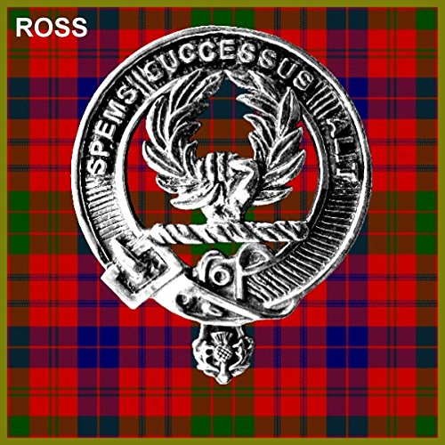 Ross Clan Scottish Highlanders Plaid Brooch