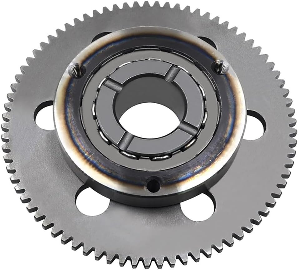 Motorcycle One Way Bearing Starter Clutch Gear Assy for Yamaha MT03 MT-03 XT660R 25KW XT660X XT660Z Tenere Assembly Parts (Color  One Way Bearing)