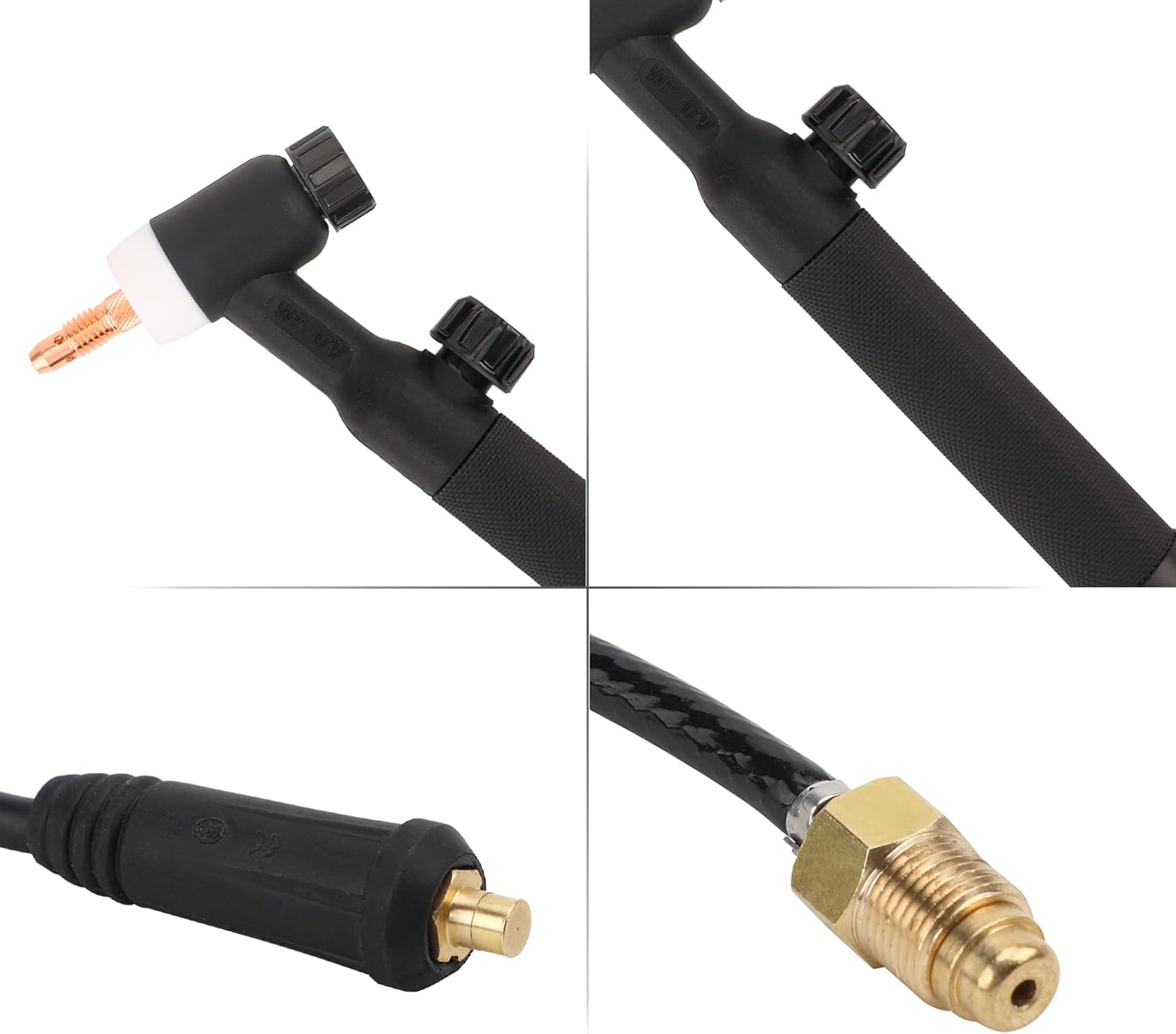 Levante Tig Torch 150A TIG17V soplete de soldadura de argón refrigerado por aire con cable de 13 pies conector de 0.394-0.984 in para antorcha TIG