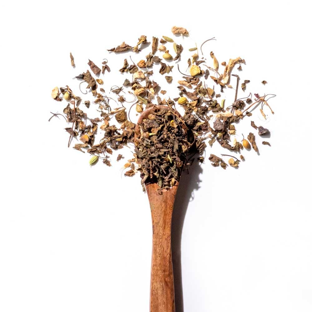 Luxmi Estates, Té Tulsi orgánico 50 bolsas de té (3.53 onzas)  Sin cafeína, sin OMG, hojas Tulsi orgánicas USDA – Té Tulsi  Apoyo inmunológico,