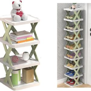 Organizador de almacenamiento de zapatos multicapa, zapatero creativo multicapa, fácil montaje y estructura estable, zapatero expandible para Organizador de almacenamiento de zapatos multicapa, zapatero creativo multicapa, fácil montaje y estructura estable, zapatero expandible para