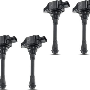 A-Premium Paquete de bobinas de encendido de repuesto para Infiniti FX50 M56 Altima Cube Rogue Sentra Versa X-Trail, 4 unidades A-Premium Paquete de bobinas de encendido de repuesto para Infiniti FX50 M56 Altima Cube Rogue Sentra Versa X-Trail, 4 unidades