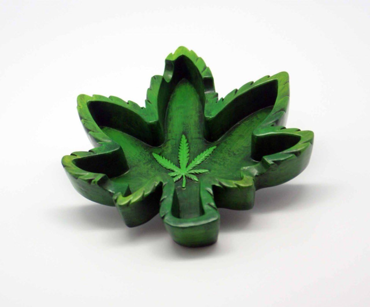Cenicero de hoja de cáñamo de 5.25″