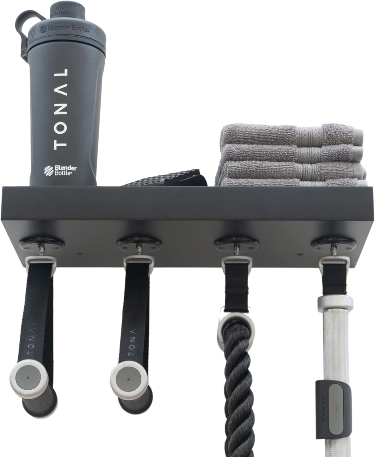 Bendy3D Solutions Estante tonal para accesorios de 16 pulgadas – (negro, estante de 16 pulgadas – 4 soportes)