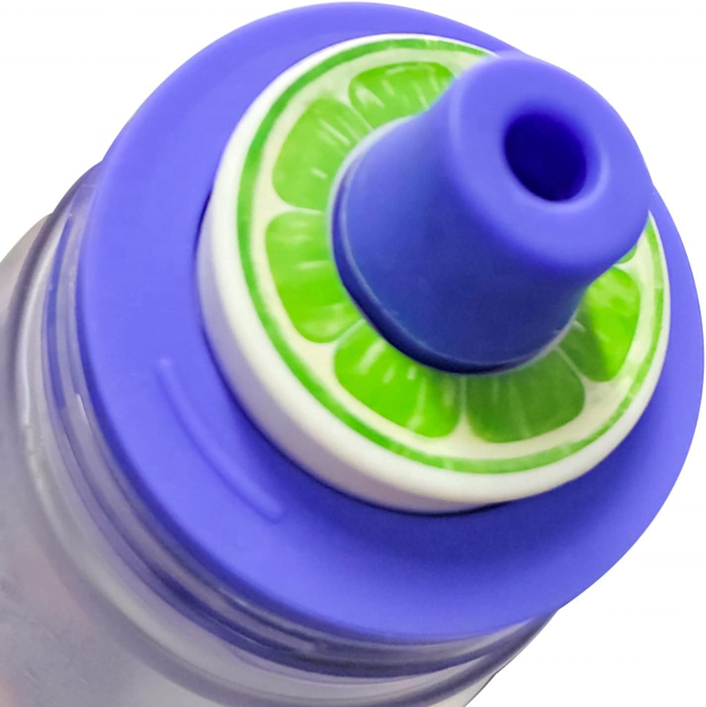 Lyxaof Botella de agua con cápsulas de sabor de 21.9 onzas  22.0 fl oz, botella de agua con fragancia de fruta, botella de agua reciclable para
