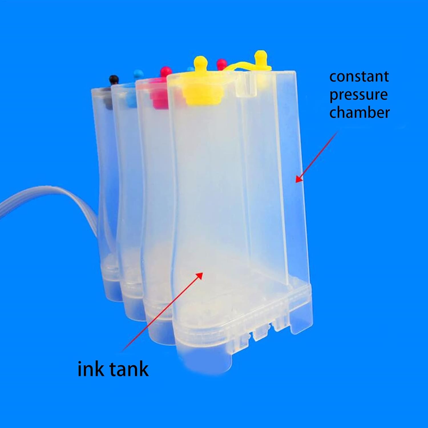 Sistema de suministro de tinta continua de 4 colores Kit de tubería de botella externa para impresora de inyección de tinta Canon Suministro de