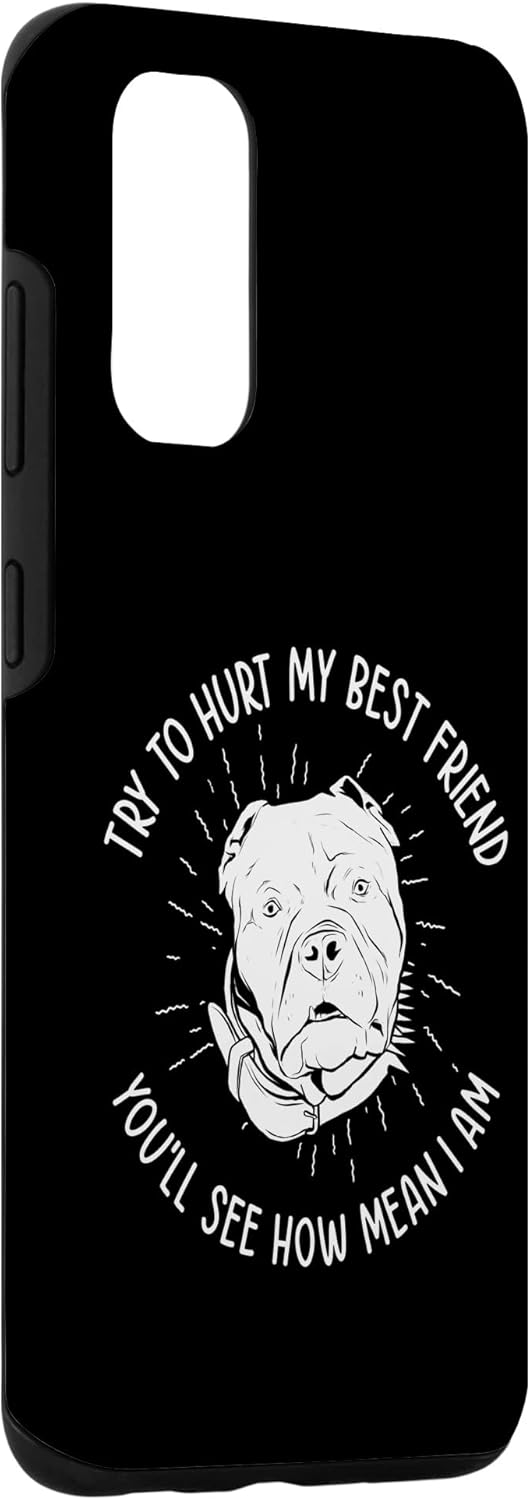 Funda para Galaxy S20 Mean Pet Pitbull Dog Owner American Bully Best Friend