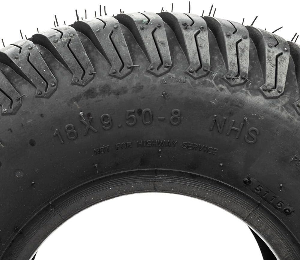 TUFFIOM Juego de 2 neumáticos para cortacésped de 24×12.00-12, neumáticos de césped 8PR para césped y jardín para tractor de jardín, cortacésped,