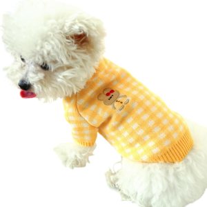 Sudadera para perro, suéter a cuadros, suéter de punto para cachorros, ropa de perro para clima frío, suéter cálido de invierno para perro, suéter Sudadera para perro, suéter a cuadros, suéter de punto para cachorros, ropa de perro para clima frío, suéter cálido de invierno para perro, suéter