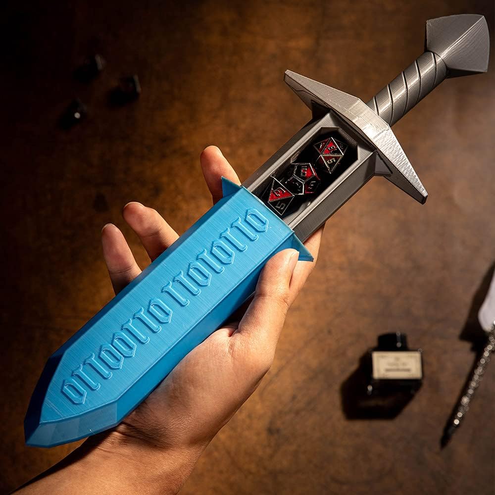 Soporte para dados de daga de diseño personalizado para almacenamiento de dados, juego de rol personalizado  DND RPG D&D Dungeons and Dragons GiftQ