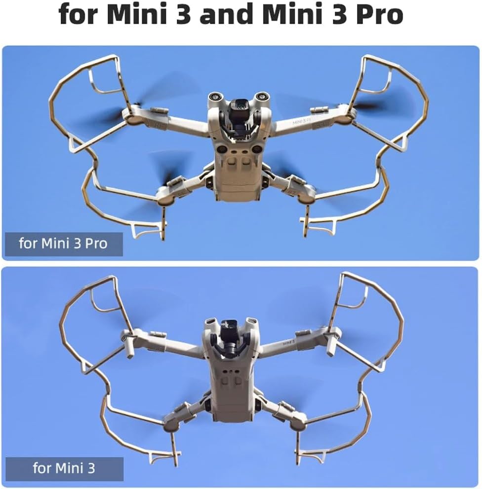 BRDRC Protector de hélice para Mini 3Mini 3 Pro Drone Protector de cuchilla ligera Cubierta protectora para Drone Accesorio de utilería