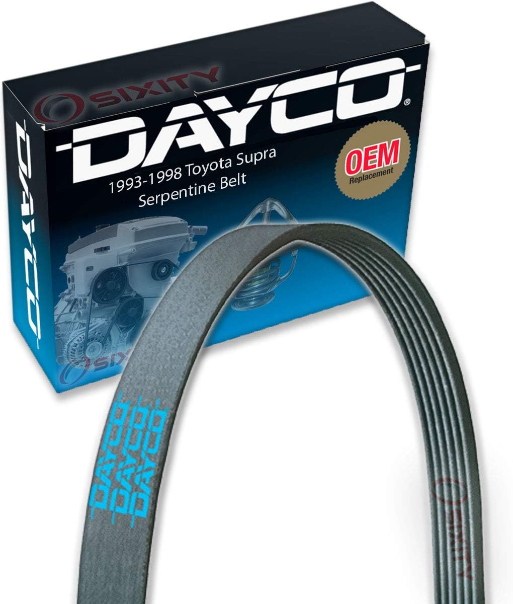 Dayco Correa Serpentina de transmisión principal compatible con Toyota Supra 1993-1998