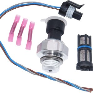 Interruptor del sensor de presión de aceite del motor con filtro de pantalla y enchufe D1846A compatible con Chevrolet Chevy Silverado GMC Sierra Interruptor del sensor de presión de aceite del motor con filtro de pantalla y enchufe D1846A compatible con Chevrolet Chevy Silverado GMC Sierra